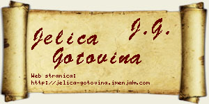 Jelica Gotovina vizit kartica